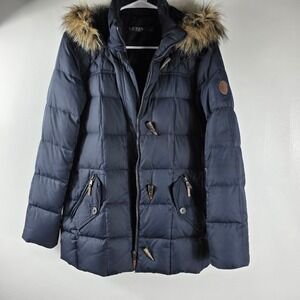 Ralph Lauren Down  Navy Puffer RN# 41381 Toggle‎ Hood S